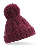 Infant/junior cable knit melange beanie