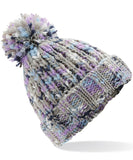 Twister pom pom beanie