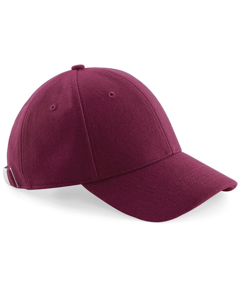 Melton wool 6-panel cap