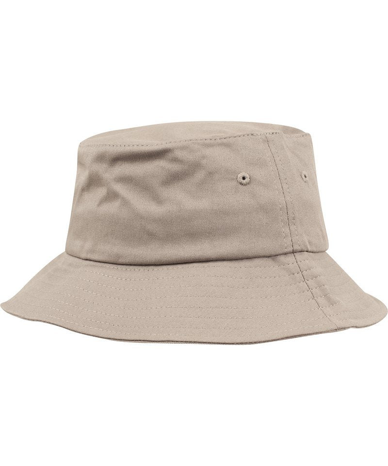 Premium Flexfit Cotton Twill Fitted Hat - Khaki, Size Small/Medium - View #10