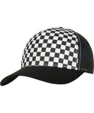 Checkerboard retro trucker (6506CB)