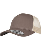 5-panel retro trucker 2-tone cap (6506T)