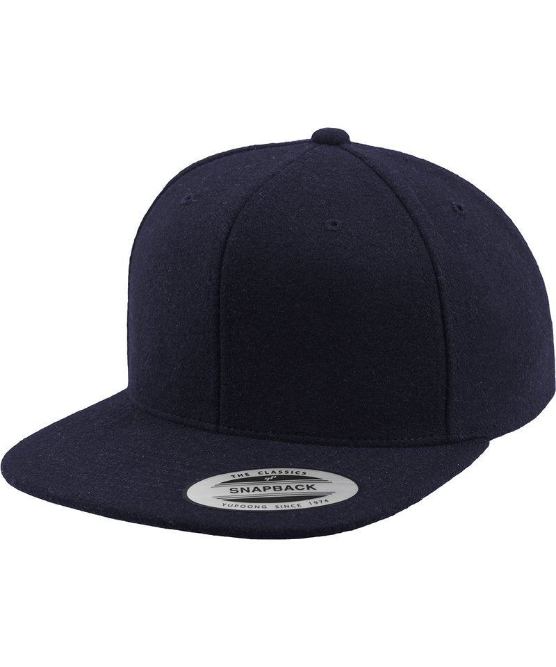 Melton wool snapback (6689M)