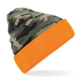 Camo cuffed beanie