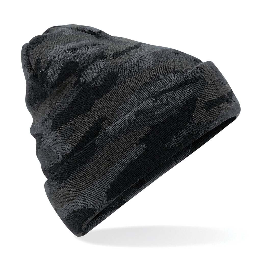 Camo cuffed beanie
