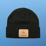 Black John Deere beanie