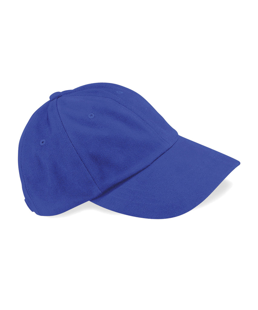Low-profile heavy brushed cotton cap