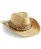 Straw cowboy hat